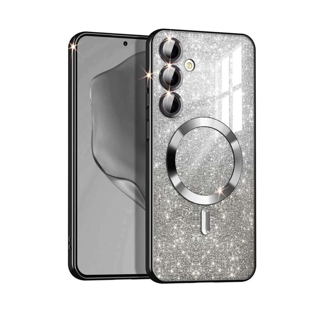 Чохол Shiny Magnetic для Samsung S24 Plus чорний-0