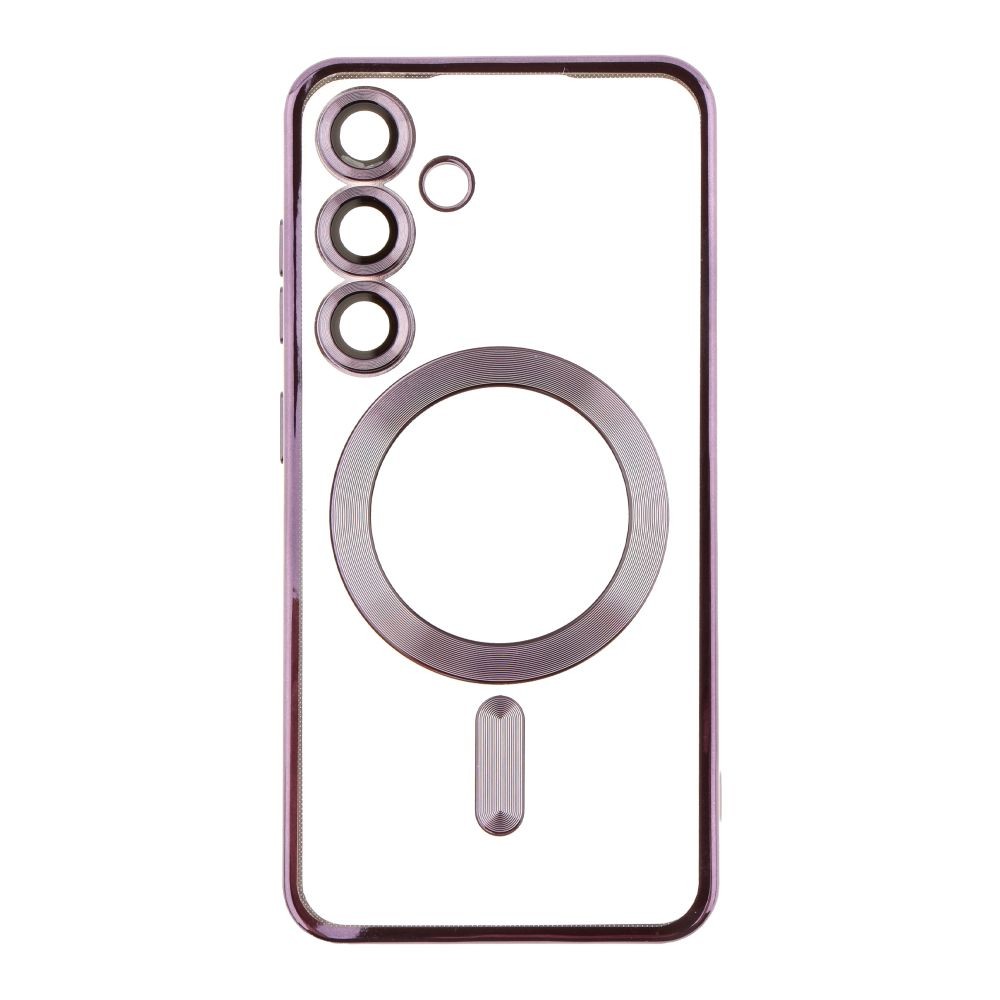 Накладка SHINING Camera MagSafe для Samsung A55 Dark violet-0