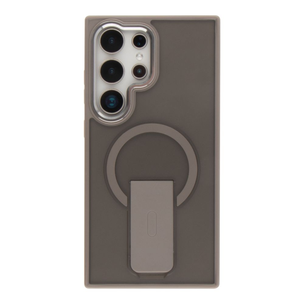 Чохол TPU+PC FlexGuard Magnetic Ring Stand для Samsung Galaxy S24 FE 5G (S721) (Titanium)-0