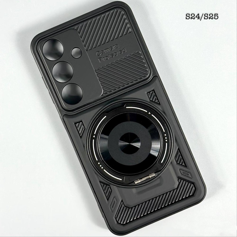 Чохол Armor Rotating Magnetic для Samsung S24 / S25 чорний-0