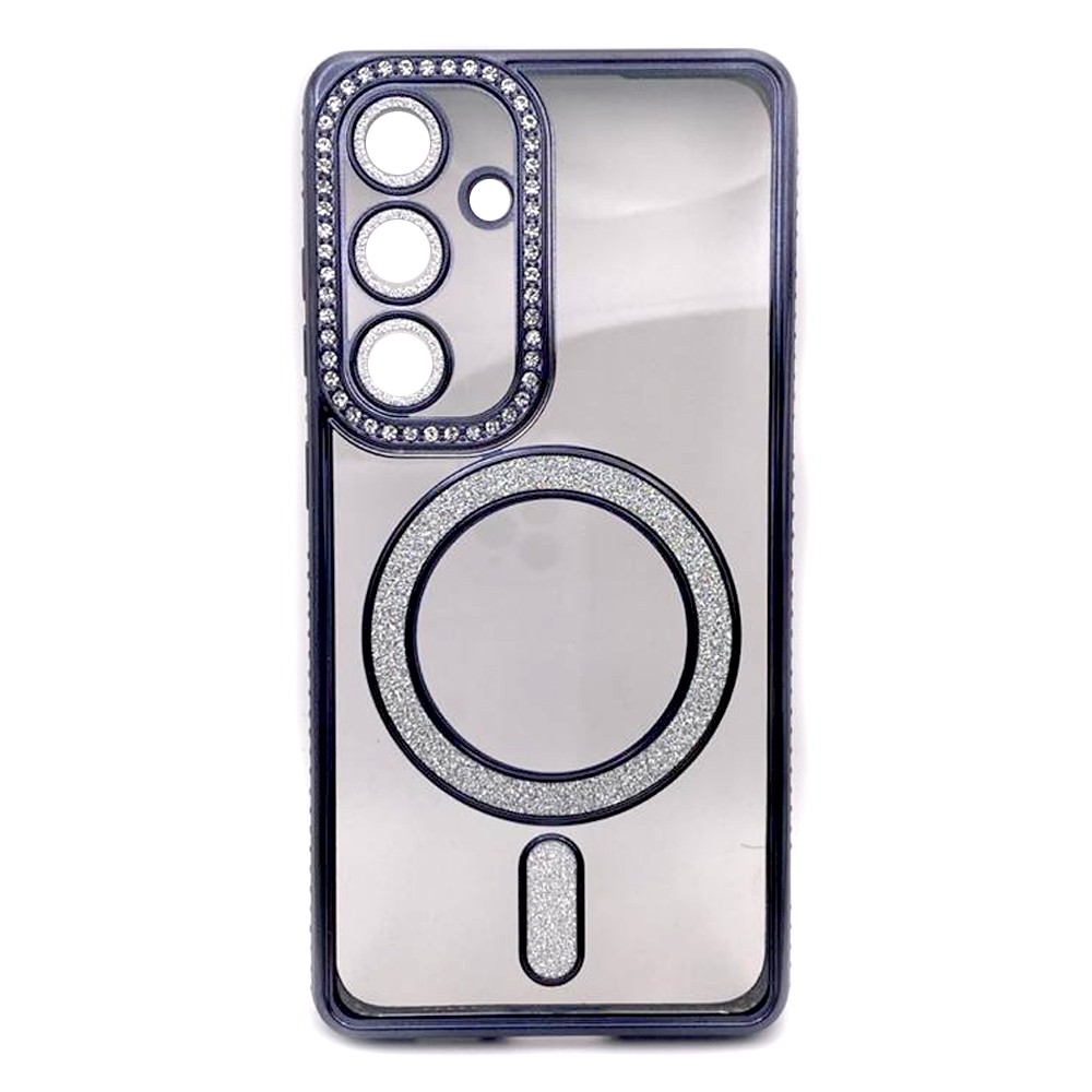 Накладка Diamond Bling MagSafe для  Samsung S24/S25 Black-0