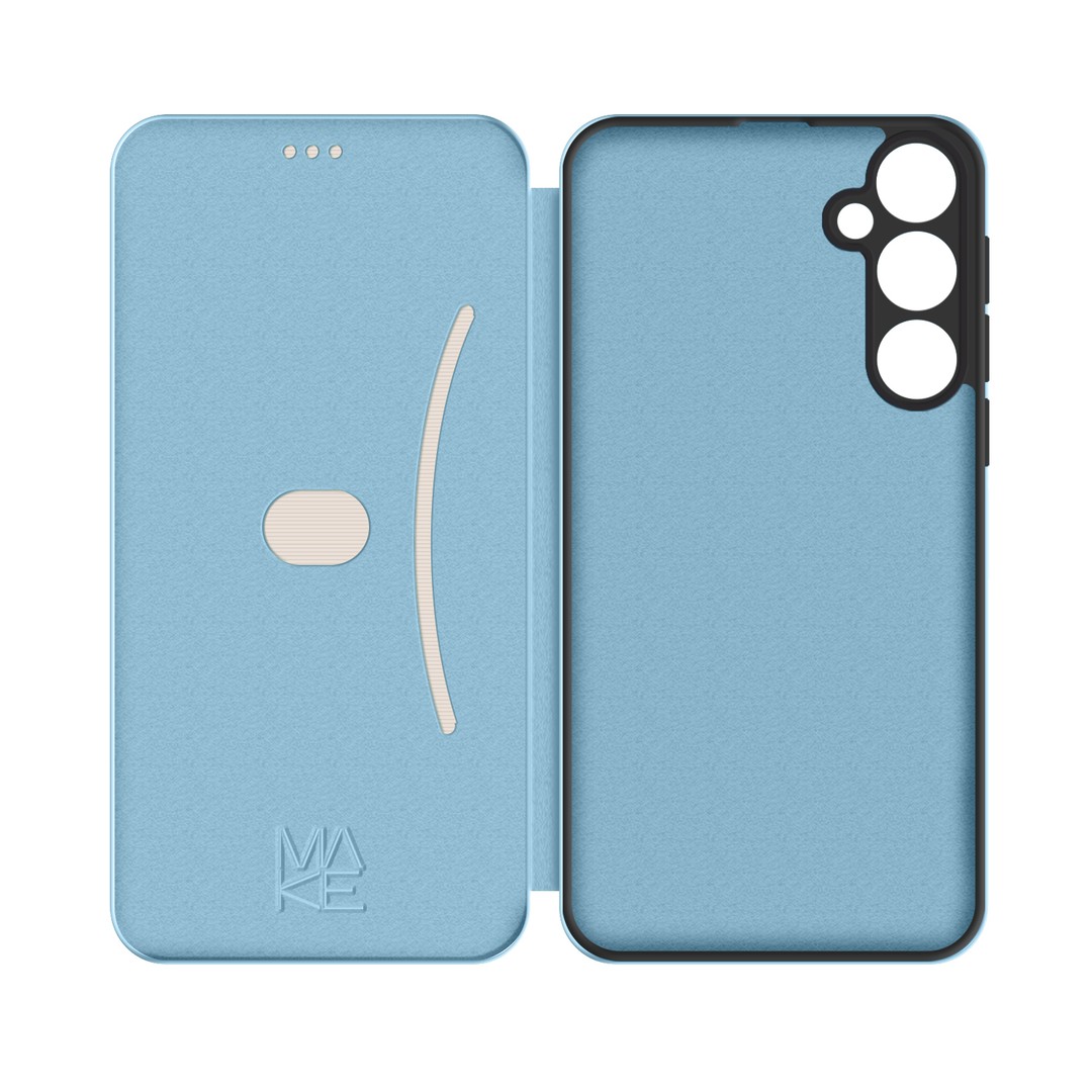 Книжка MAKE для Samsung S24FE Ice Blue-1
