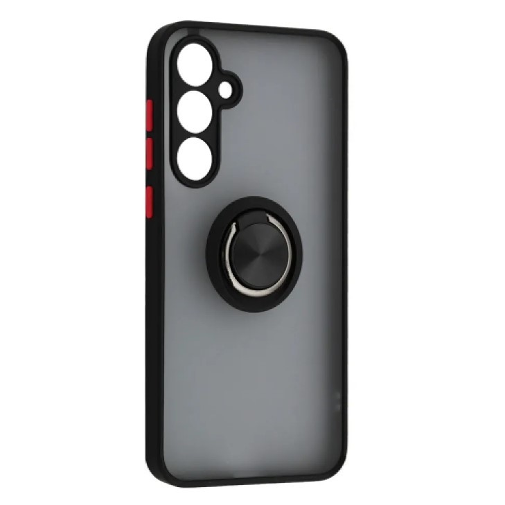 Накладка Totu Gingle Ring для Samsung S25 FE чорна-0