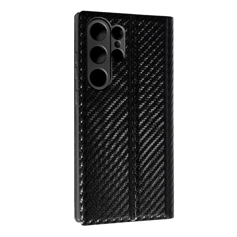 Книжка FLIP COVER Carbon для Samsung S24 Ultra Black-1