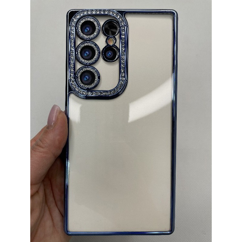 Чохол Clear Diamonds для Samsung S24 Ultra синій-0