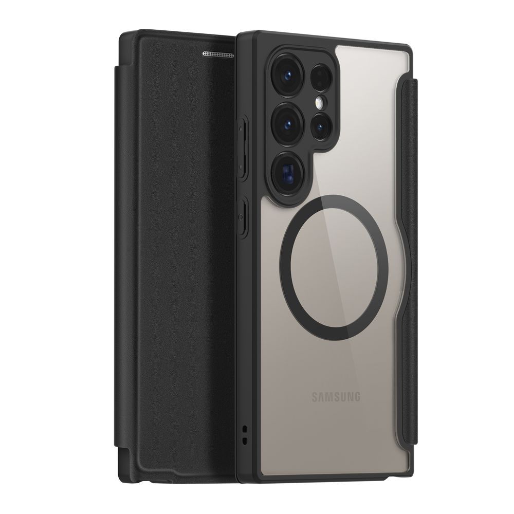 Чохол-книжка Dux Ducis Skin X Pro with MagSafe для  Samsung S25 Ultra (Black)-0