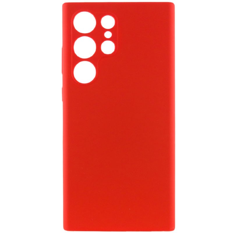 Silicone Cover Full Camera without Logo (A) для Samsung S24 Ultra (Red)-0