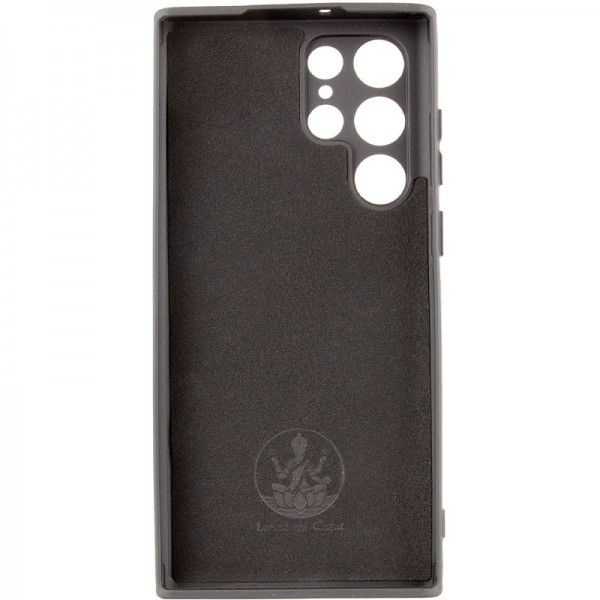 Silicone Cover Full Camera without Logo (A) для Samsung S24 Ultra (Black)-1