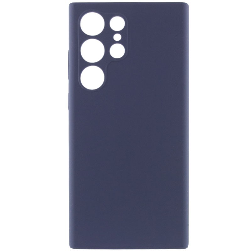 Silicone Cover FIBRA Full Camera without Logo (A) для Samsung S24 Ultra (Navy Blue)-0