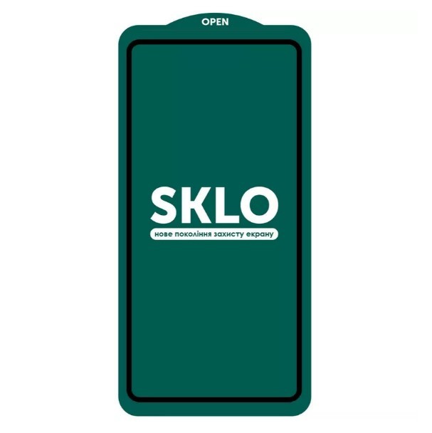 Захисне скло SKLO 5D (full glue) для Samsung S25 Ultra чорна рамка-0