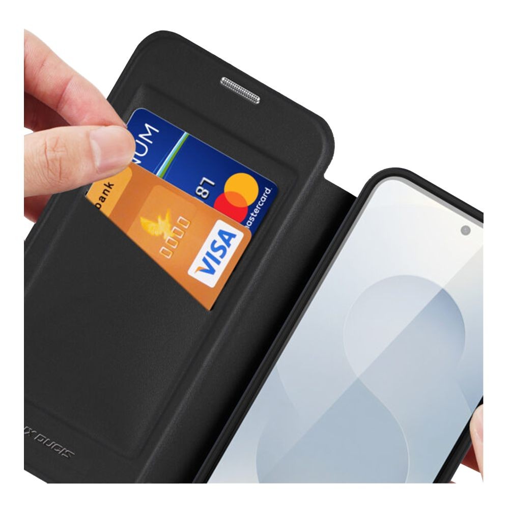 Чохол-книжка Dux Ducis Skin X Pro with MagSafe для Samsung S24/S25 (Black)-1