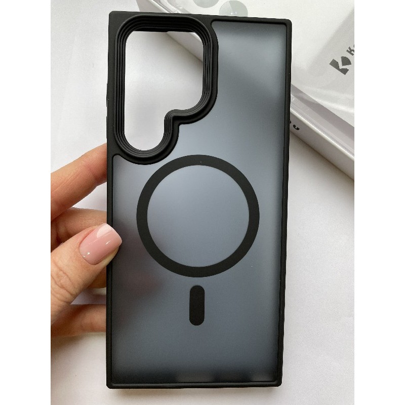 Накладка Magsafe MATTE ACRYLIC для Samsung S25 Black-0