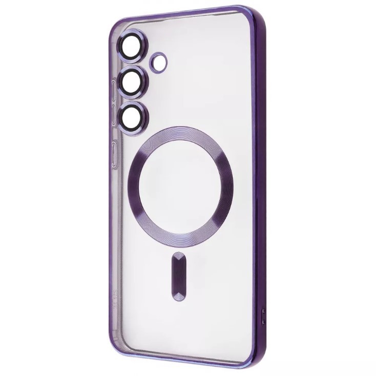 Чохол Metal Color with MagSafe для Samsung S25 FE (deep purple)-0