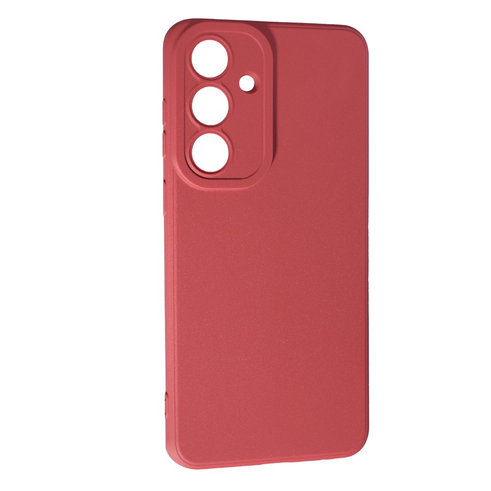 Чохол SMTT для Samsung S25 FE бордовий-0