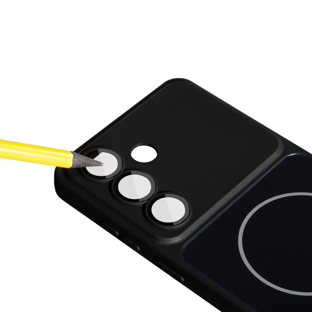 Чохол 17 Style MagSafe для Samsung S25FE чорний-2