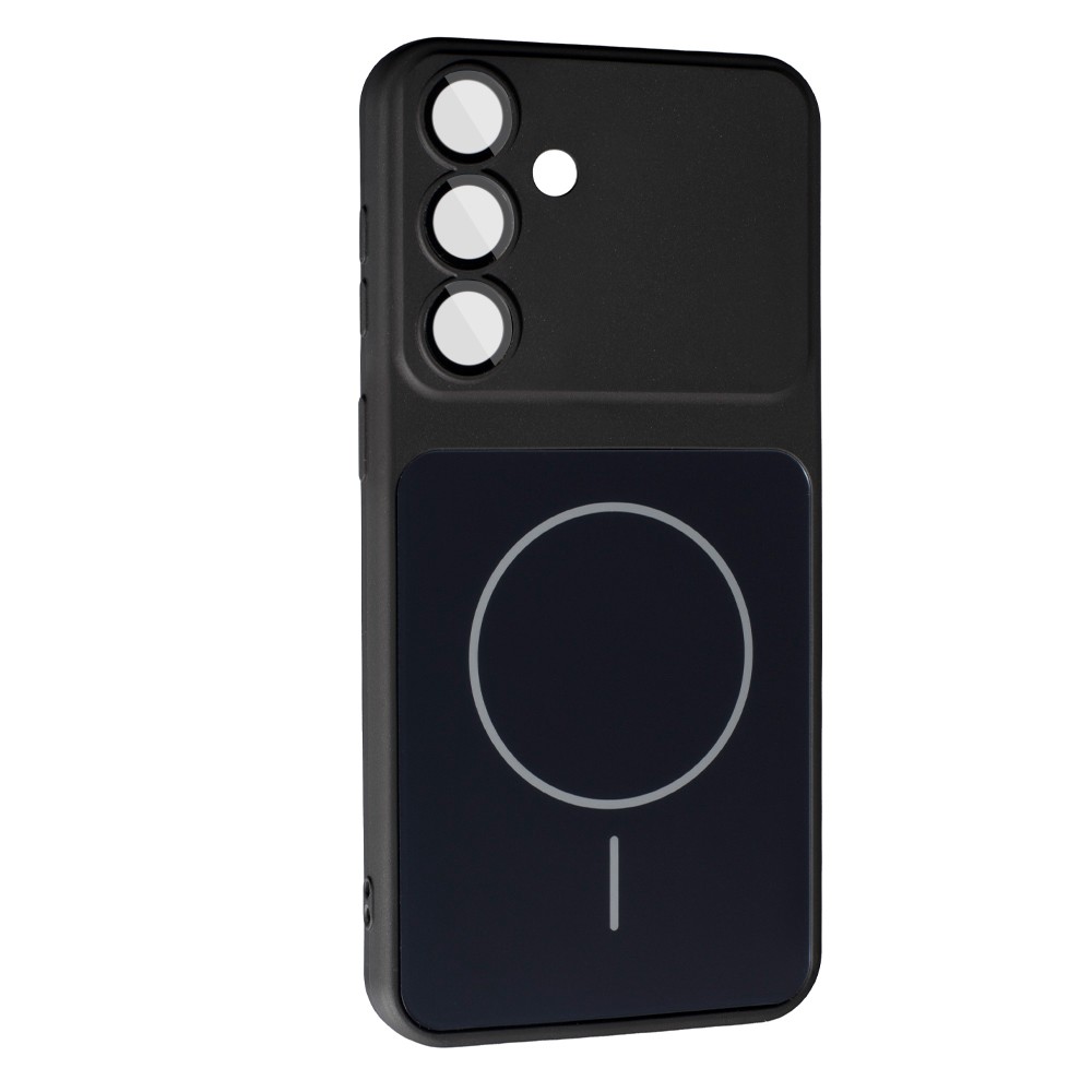 Чохол 17 Style MagSafe для Samsung S25FE чорний-0