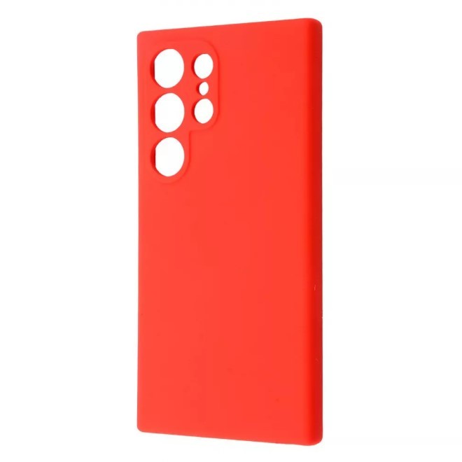 Silicone Cover FIBRA Full Camera without Logo (A) для Samsung S25 Ultra (Red)-0