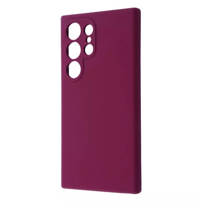 Silicone Cover FIBRA Full Camera without Logo (A) для Samsung S25 Ultra (Plum)-0