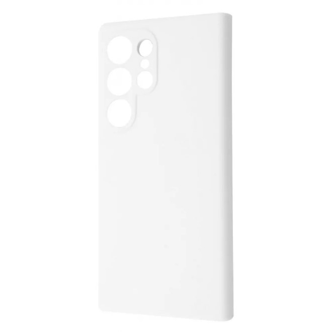 Silicone Cover FIBRA Full Camera without Logo (A) для Samsung S25 Ultra (White)-0
