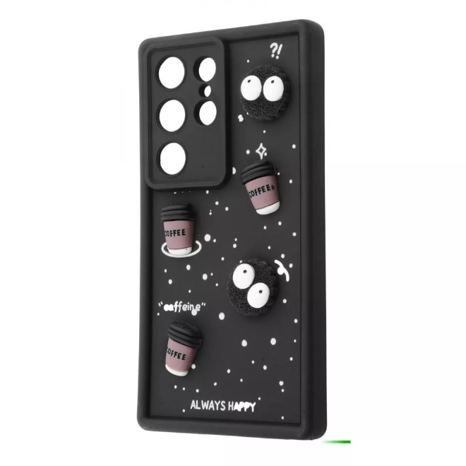 Чохол Pretty Toys для Samsung S25 Ultra (Black/Always Happy)-0