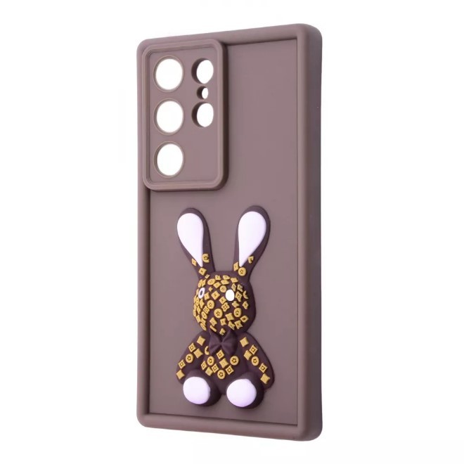 Чохол Pretty Toys для Samsung S25 Ultra (Brown/Rabbit)-0