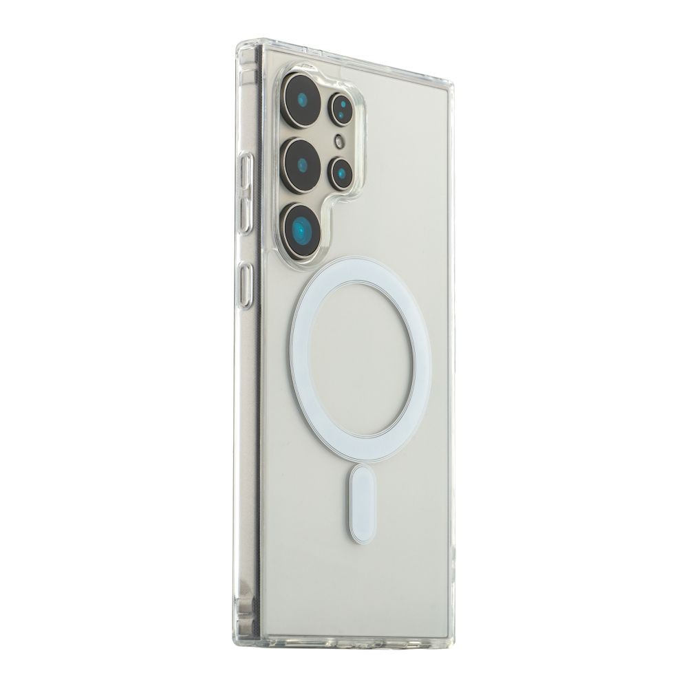 Накладка Clear Case MagSafe для Samsung S25 Ultra-1
