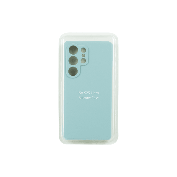 Silicone Cover FIBRA Full Camera without Logo (A) для Samsung S25 Ultra (Mint)-0