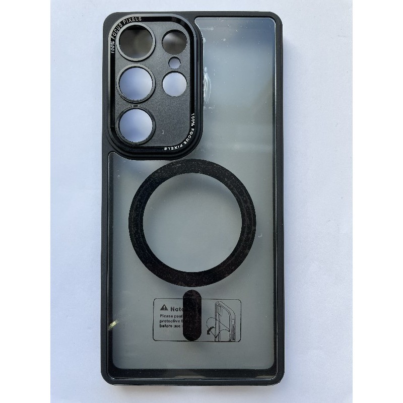 Чохол для SAMSUNG S23 ULTRA  Magsafe з захистом камери Black-0