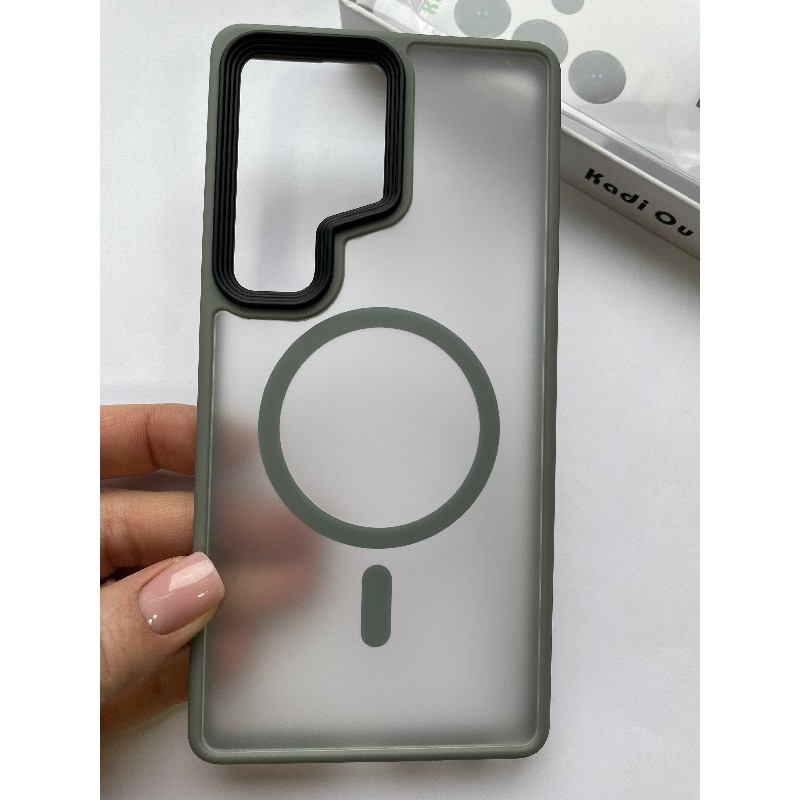 Накладка Magsafe MATTE ACRYLIC для Samsung S25 Ultra Grey-0