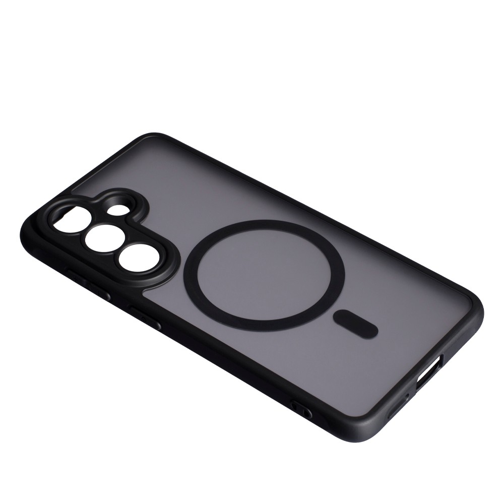 Чохол Magsafe MATTE ACRYLIC  для Samsung S26 з захистом камери Black-1