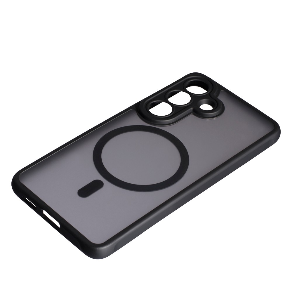 Чохол Magsafe MATTE ACRYLIC  для Samsung S26 з захистом камери Black-2