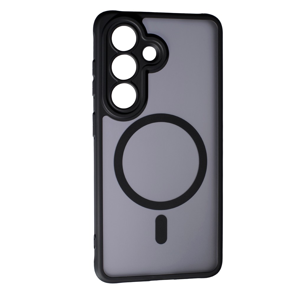 Чохол Magsafe MATTE ACRYLIC  для Samsung S26 з захистом камери Black-0