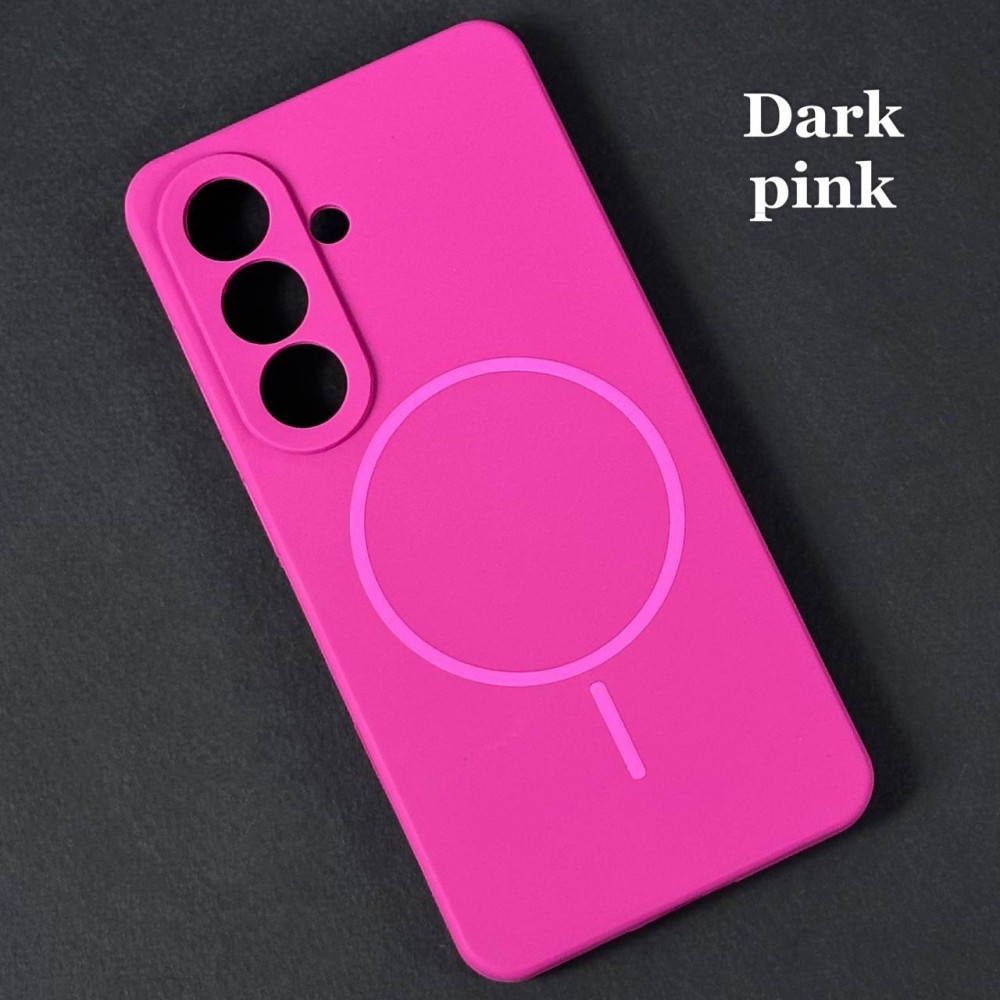 Silicone Case Full Protective (AA) with MagSafe для Samsung S25/S24 (Dragon fruit)-0