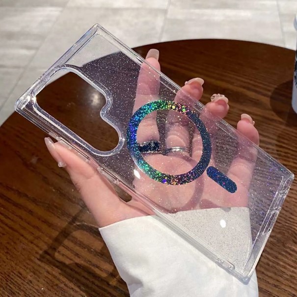 Чохол Eclipse Sparkle (MagFit) для Samsung S26 прозорий-1