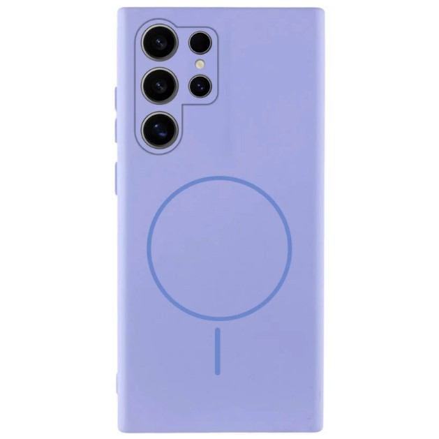 Silicone Case Full Protective (AA) with MagSafe для Samsung S26 Ultra (Dasheen)-0