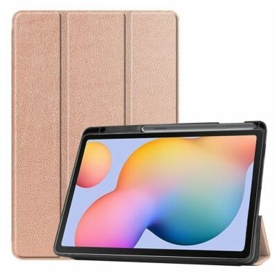 Книжка Smart Case With Pencil Samsung Tab S6 Lite / P615 / P610 Rose gold-0