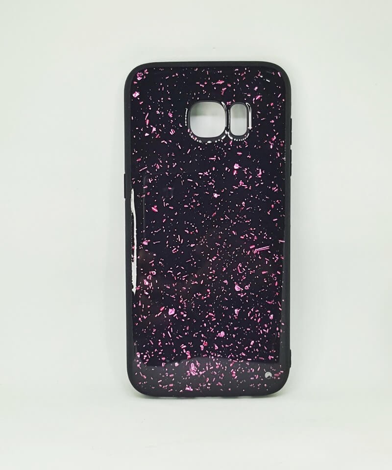 Накладка Confetti для Samsung S7 (G930)  рожевий-0
