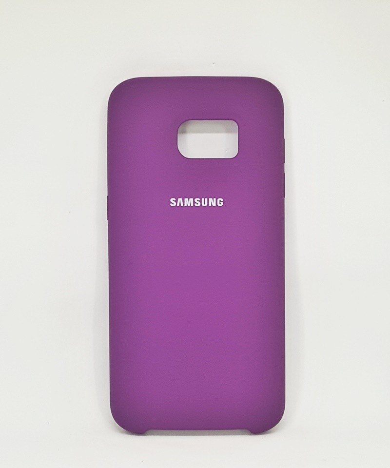 Silicone cover для Samsung S7 Edge G935 Pantone Purple-0