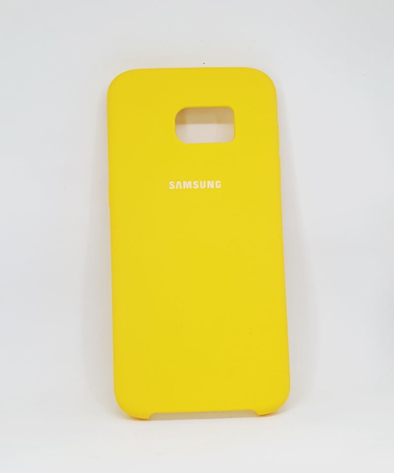 Silicone coverдля Samsung S7 Edge G935 Yellow-0