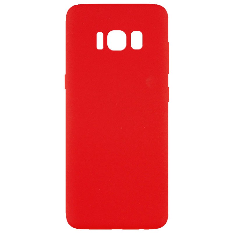 Silicone Cover Full without Logo (A) для Samsung S8 (Red)-0
