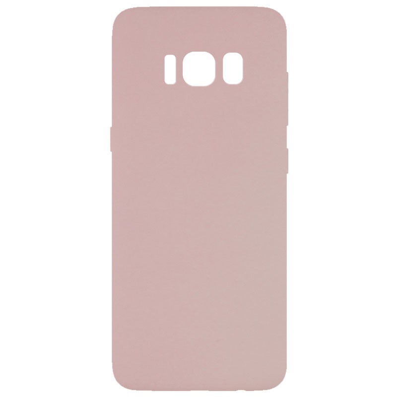 Silicone Cover Full without Logo (A) для Samsung S8 (Pink Sand)-0