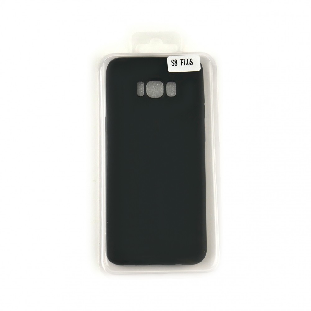 Silicone Case Full Cover для Samsung S8 Plus чорний-0