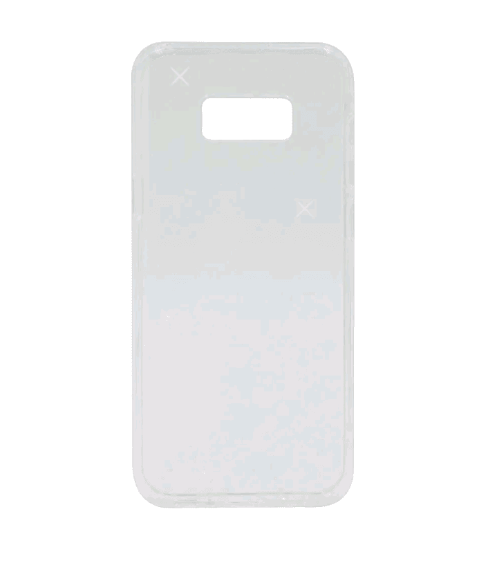 Накладка Molan Cano Glossy Jelly для Samsung S8 Plus  прозора з блискітками-0