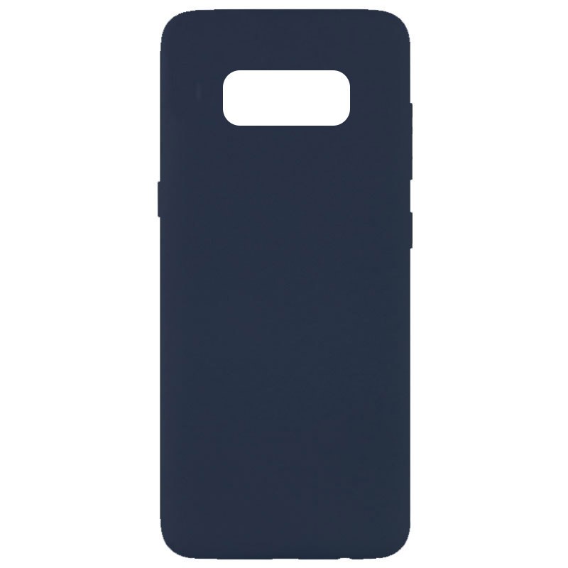 Silicone Cover Full without Logo (A) для Samsung S8 (Midnight Blue)-0