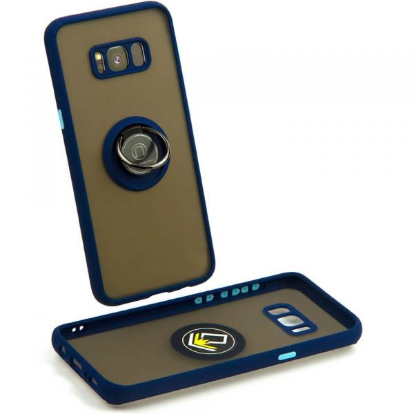 Накладка Totu Gingle Ring для Samsung S8 темно-синя-0