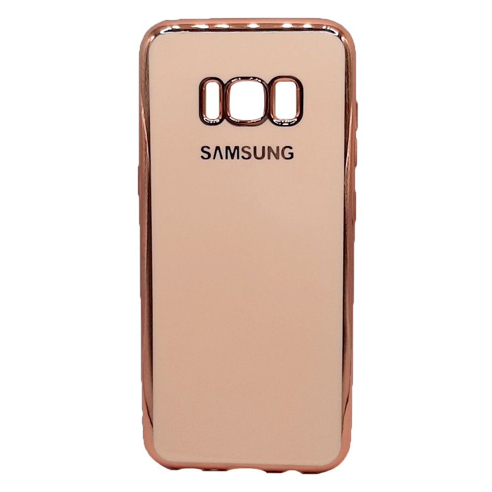 Накладка Brand Case no logo для Samsung S8 персикова-0