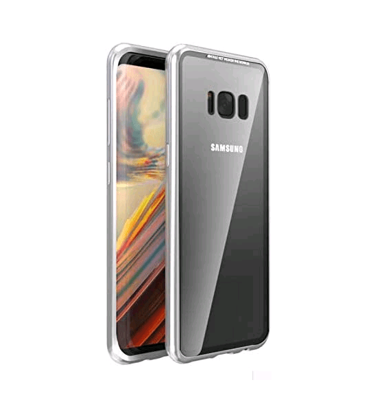 Накладка Magnetic Case для Samsung S8 Plus срібна-0