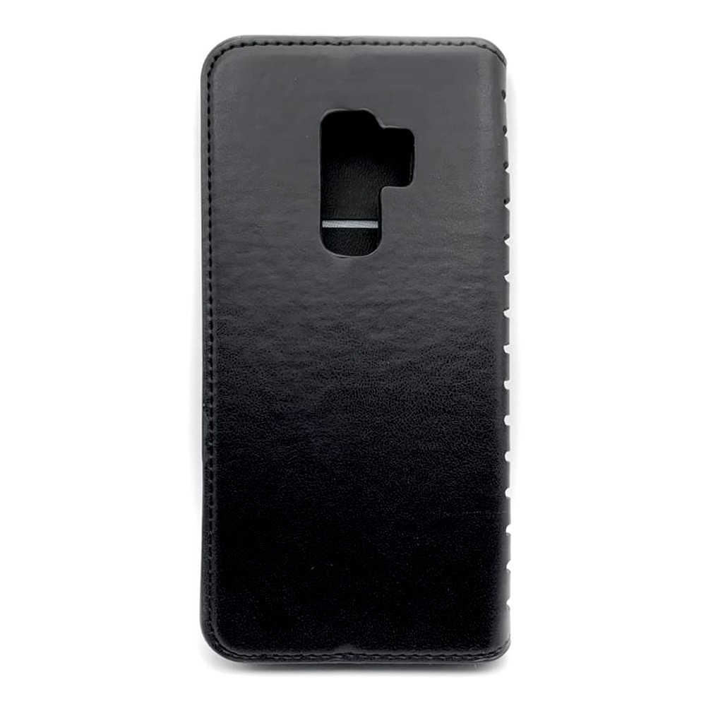 Книжка leather folio для Samsung S9 Plus чорна-1