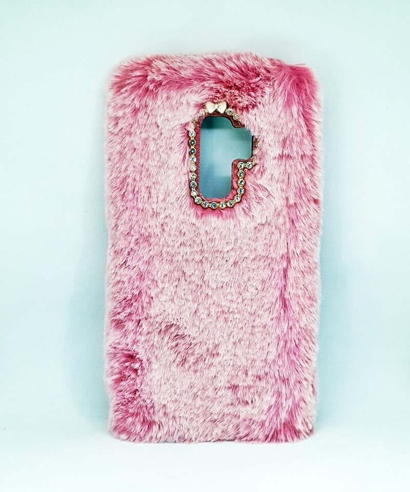 Накладка FUZZY для Samsung S9 Plus рожева-0