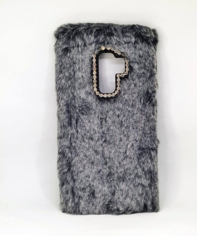 Накладка FUZZY для Samsung S9 Plus чорна-0